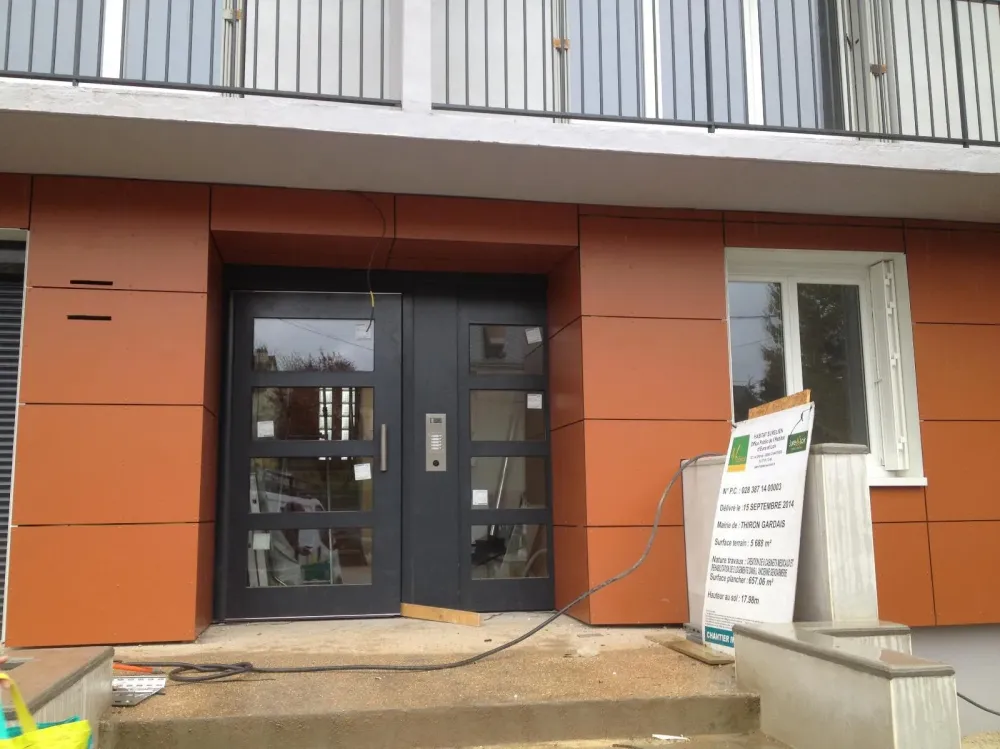 Pose de bardage près de Nogent-le-roi